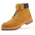 thumbnail image 1 of Jacata Work Boots for Men Soft Toe Non Slip Leather Construction Boots (Wheat Size 10), 1 of 6