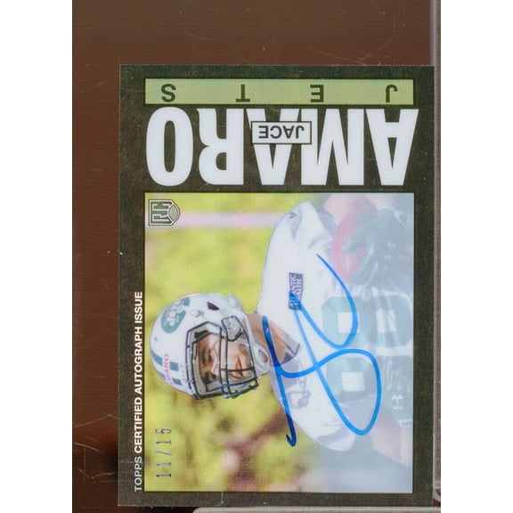 Jace Amaro EXCH Rookie Card 2014 Topps Chrome Mini 1985 Autographs #23