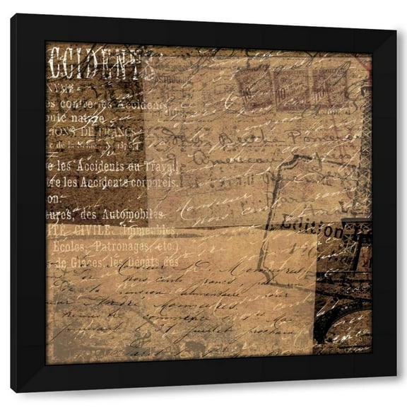 Jace Grey 12x12 Black Modern Wood Framed Wall Art Titled - Patch 8