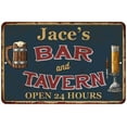 thumbnail image 1 of Jace's Green Bar & Tavern Rustic Sign 16 x 24 Matte Finish Metal 116240047077, 1 of 1