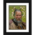 thumbnail image 1 of Jacek Malczewski 18x24 Black Ornate Framed Double Matted Museum Art Print Titled: Moses (1904), 1 of 5