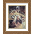 thumbnail image 1 of Jacek Malczewski 2x Matted 20x24 Gold Ornate Framed Art Print 'Death of Ellenai', 1 of 2