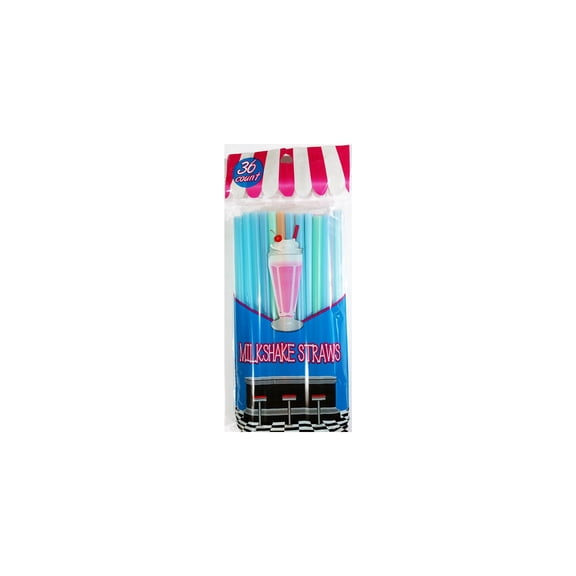 Jacent Jumbo Smoothie Straws (Assorted Colors) (Pack of 14)