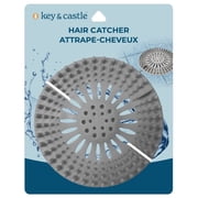 Key & Castle Hair Catcher Drain Cover Color May Vary Pack of 16