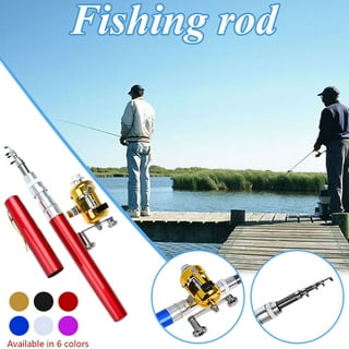 Pen Shaped Fishing Rod Mini Portable Aluminum Alloy Telescopic Pen