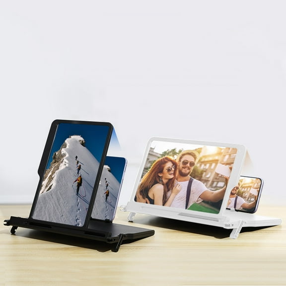 Jacenvly 2024 Easter Decorations Phone Screen Magnifier Foldable Universal Screen For Cell Phone Hd Video Amplifier Smartphone Stand Holder Home Decor Living Room White