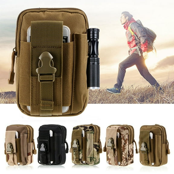 Jacenvly 2024 New Bag Outdoor Camping Climbing Bag Military Molle Hip Waist Belt Bag Handbag Backpack