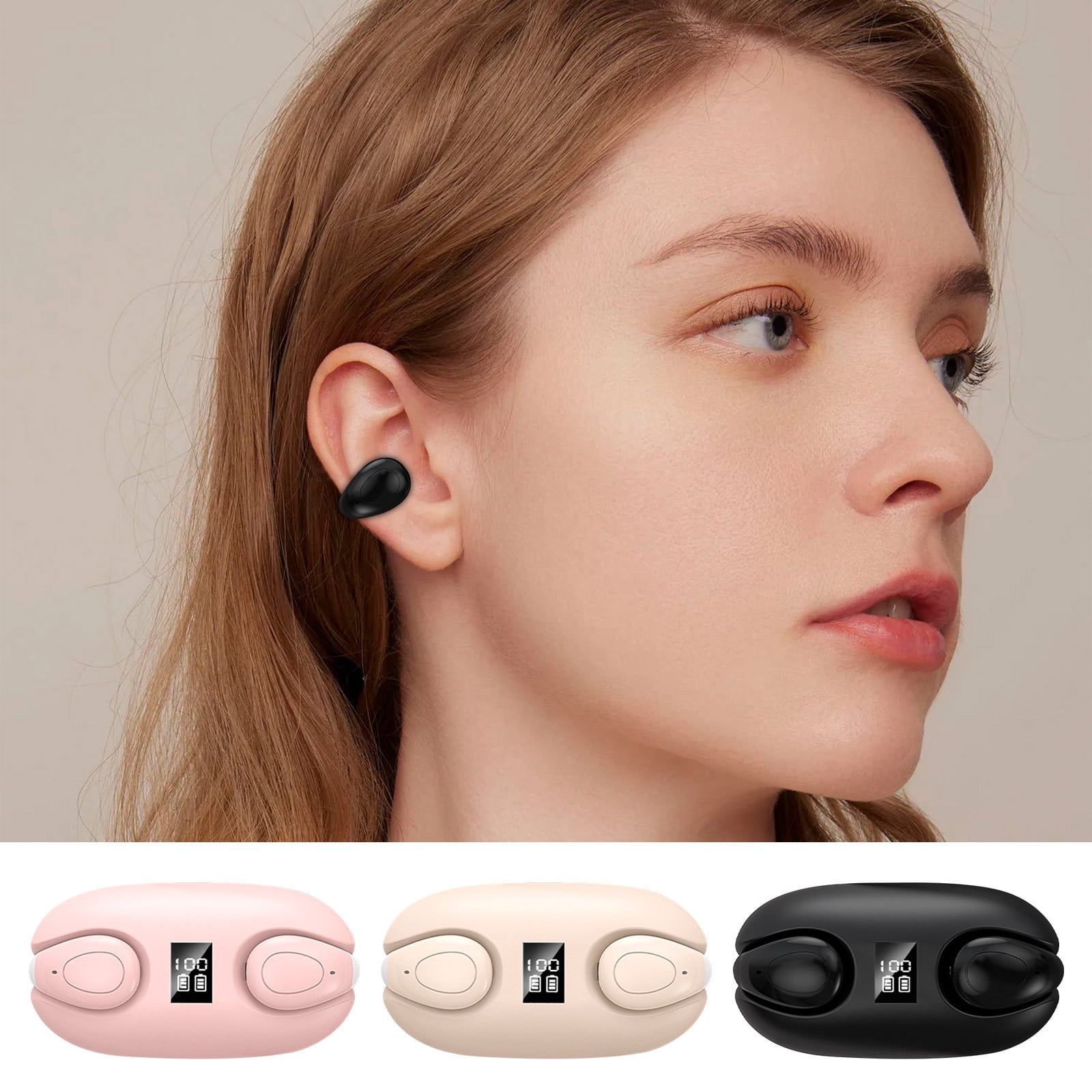 Jacenvly 2024 New Earphones Wireless Clearance Wireless Bluetooth Earphones With Extended 5997