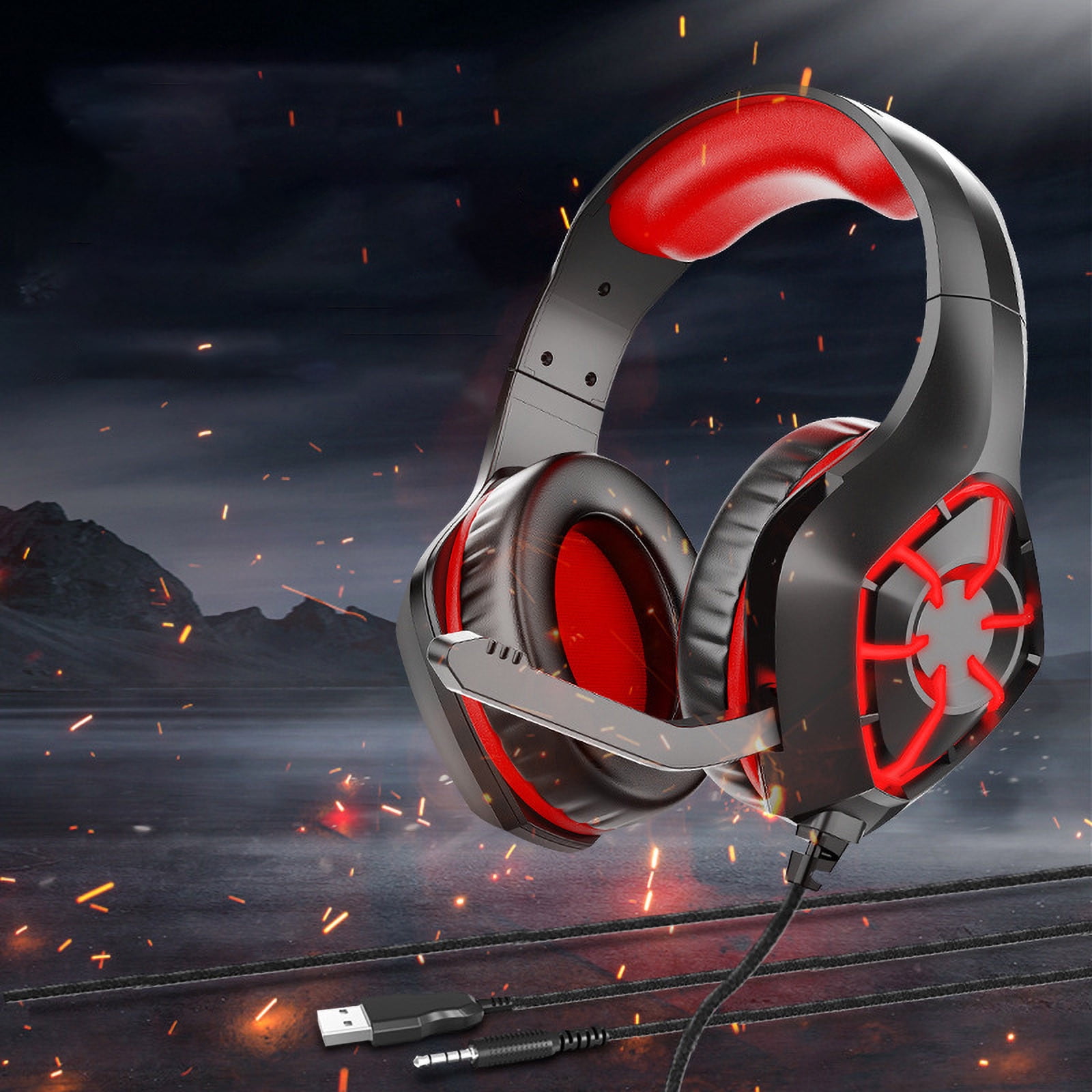 Jacenvly 2024 New Earphones Wireless Clearance Headworn Computer Gaming