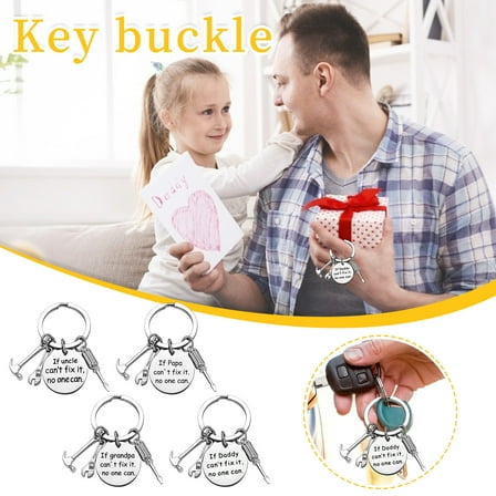 Jacenvly 2024 New Father'S Day Gift Keychain the Best Commemorative Gift For Father'S Day Home Decor