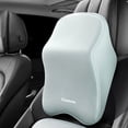 thumbnail image 1 of Jacenvly Clearance 2024 New Memory Foam Car Neck Pillow Protective Lumbar Back Support Breathable Car Headrest Cushion Relieve Stress Car Seat Pillow Easter Decor, 1 of 7