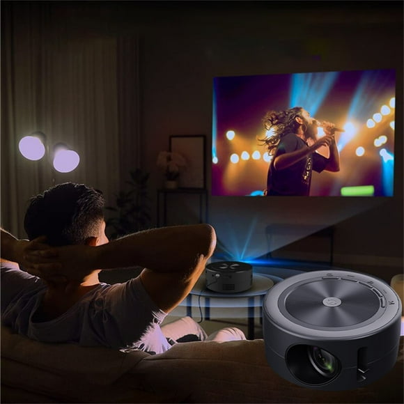 Jacenvly 2024 New Mini Projector Portable 1080P Projector Outdoor Movie Projector Home Movie Led Video Projector Movie Projector with Usb Interface and Remote Control Easter Decor
