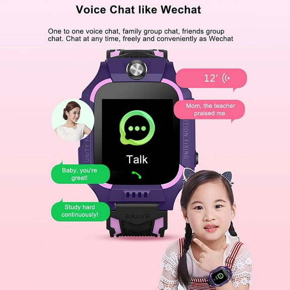 Jacenvly 2024 New Smart Watch Clearance Z6Fsmart Watch For Kids Girls Boys 3-12 Years With Music Player Alarm Clock Camera Weather Class Calendar Watch Birthday Gift Watch Batteries Purple