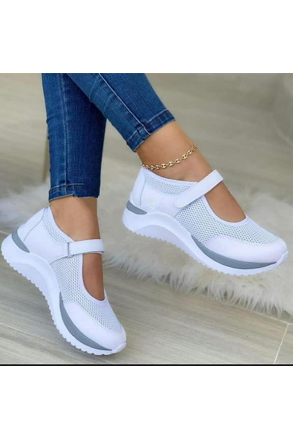 2024 New Spring Sneakers Women Casual Breathable Sport Shoes Casual Mesh Shoes White Sandals for Women
