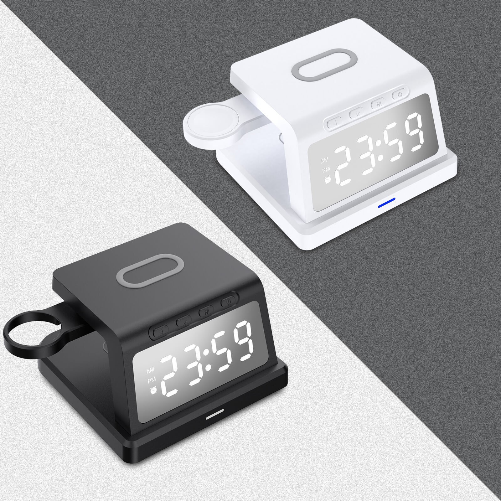 Jacenvly 2024 New Watch Batteries Clearance 15 W Portable Digital Clock