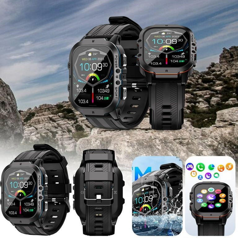 Jacenvly 2024 New Watch Smart Watch Bluetooth Talk Motion Meter