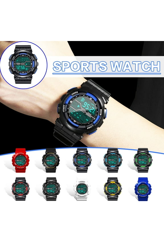 2024 New Watches For Men Honhx A Variety Of Styles Of Cool Sports Electronic Watches With Four Buttons Gifts For Him Red