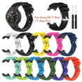 thumbnail image 1 of Jacenvly 2024 New Watches For Women 22Mm Soft Colorful Silicone Watch Band Straps For Amazfit T-Rex/Pro Gifts For Her Yellow, 1 of 6