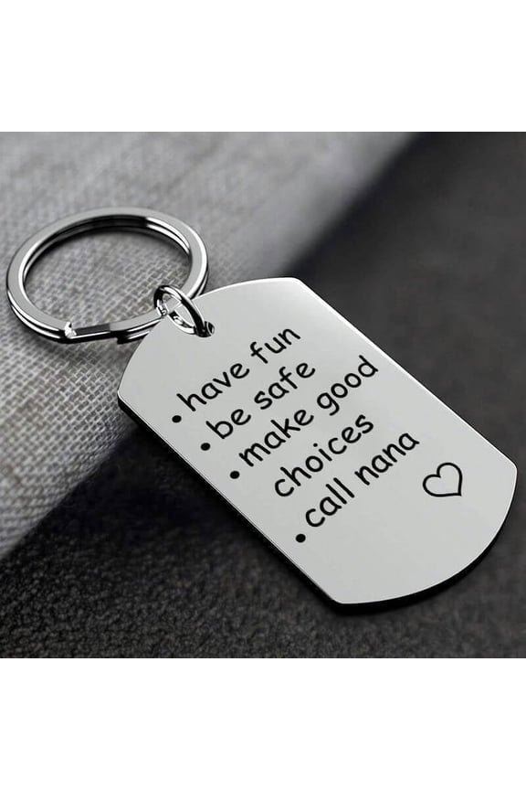 2024 St. Patrick'S Day Be Safe Make Good Choices And Call Your Grandma/Grandpa Keychain Bedroom Decor A