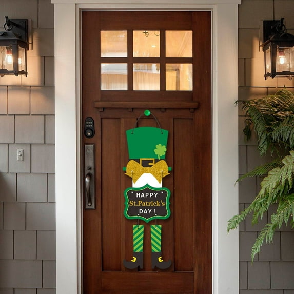 Jacenvly 2024 St. Patrick's Day Decorations Welcome Door Sign Door Decorations Saint Patricks Day Decorations for the Home- St Patricks Day Door Hanger Cottages St Patrick Room Decor Green