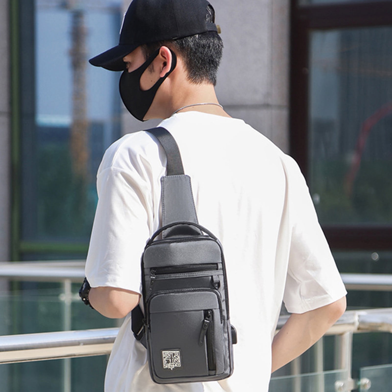 Jacenvly Bags for Women Trendy Clearance with Five Pockets Strap Bag