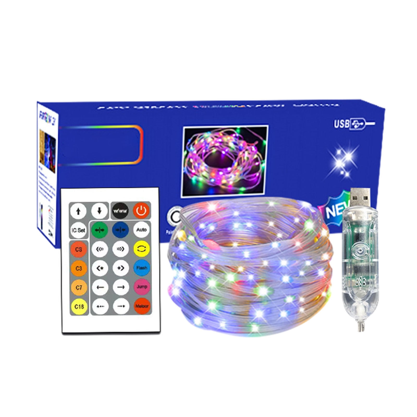 Jacenvly Battery Operated Christmas Lights Clearance Led Usb String