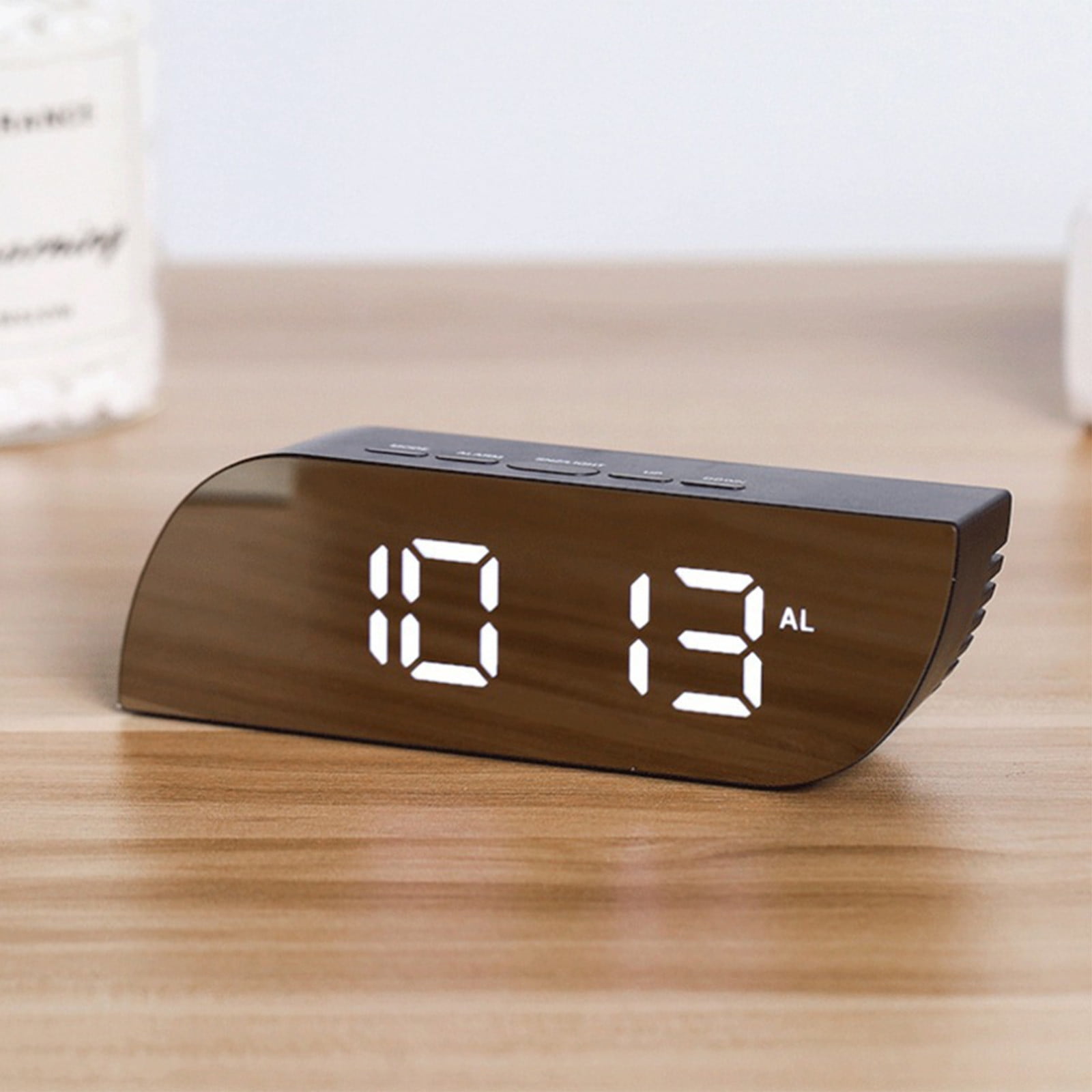 Jacenvly Black technology Digital Clock Large Display, LED Alarm ...