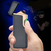 Jacenvly Black technology JL809USB Chargingss Photoelectric Induction Double Arcs Lighter Advertising Wholesale Windproof Cigarettes Lighter For Boyfriend On sale Birthday Gifts for Women
