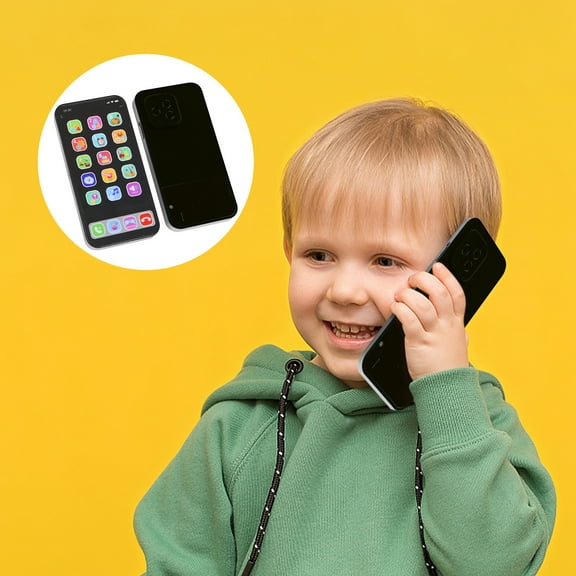 Jacenvly Boys Toys Ages 8 to 11 Smart Cellphone Toy Kids Learning Mobile Phone Electric Music Sound Educational Machine Child Birthday Gift Gifts for Kids