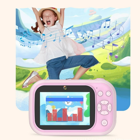 Jacenvly Camera Festival 3.5-Inch 1080P Front Rear Dual-HD High-Definition Thermal Printing The,Can Take Photos, Record, Print, Play Games Listen To Music White Elephant Gifts