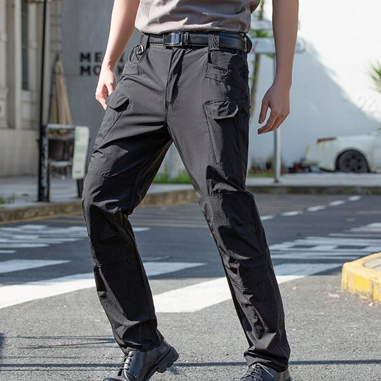 Jacenvly Cargo Pants Clearance Long Cargo Pants Elastic Waisted