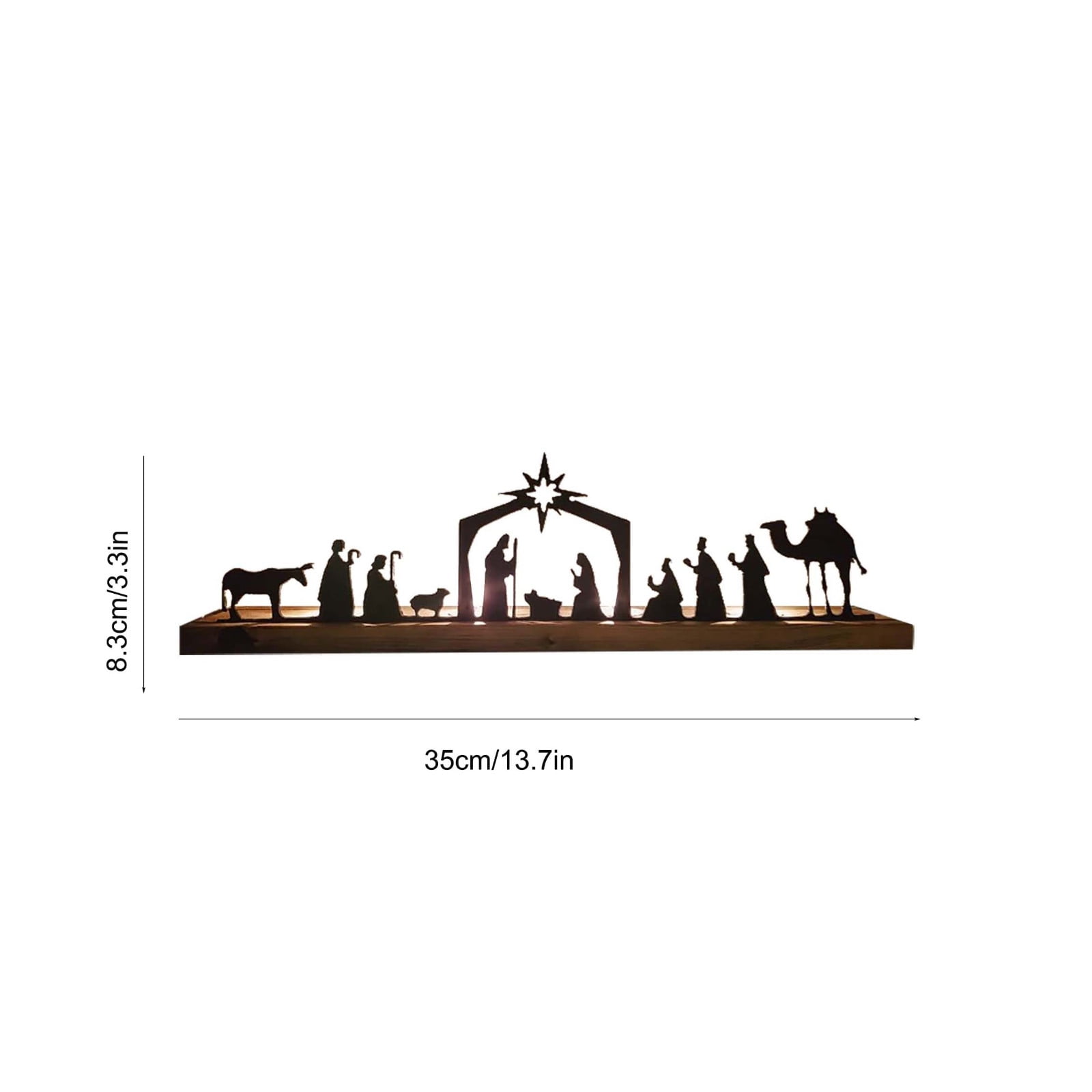 Jacenvly Christmas Lights Clearance Nativity Scene Christmas Indoor