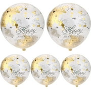 Jacenvly Christmas Ornaments Clearance 5Pcs 30 40 50Th Happy Birthday Age Confetti Filled Balloons Wedding Party Decor Christmas Gifts