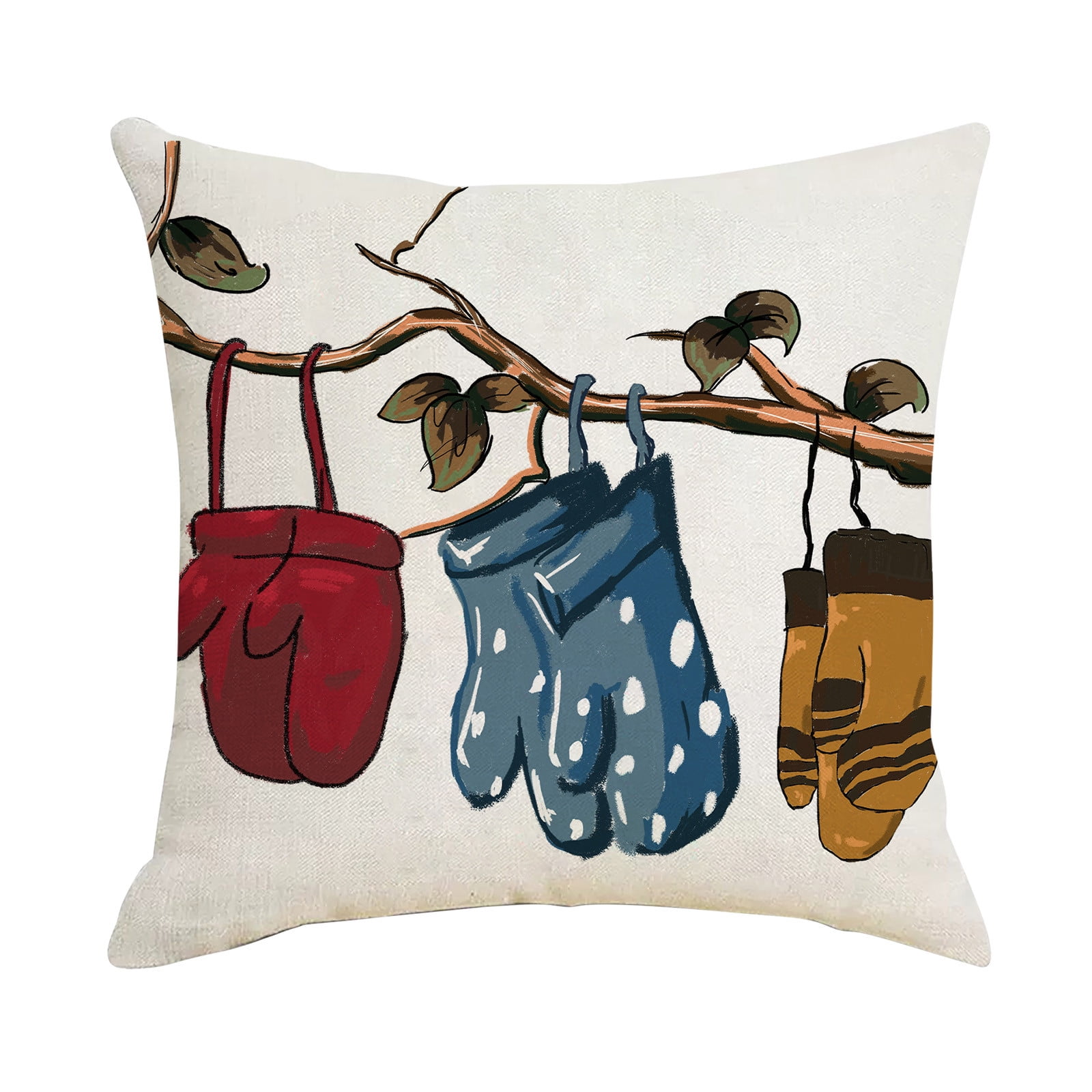 Jacenvly Christmas Pillows Clearance New Snowman Christmas Throw Pillow