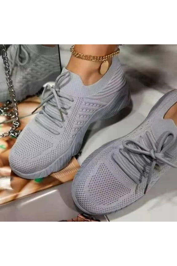 Christmas Sneakers for Women Wide Width Summer Plus Size Fashion Casual Mesh Breathable Ladies Sports Shoes Chrimas