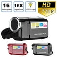 thumbnail image 1 of Jacenvly 2024 New Video Camcorder Hd 720P Handheld Digital Camera 4X Digital 2.0 Inch Room Decor, 1 of 7
