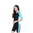 thumbnail image 1 of Jacenvly 2024 New Woman Short Sleeve 2Mm Neoprene Conjoined Diving Suit Thin Wetsuit Home Decor, 1 of 3
