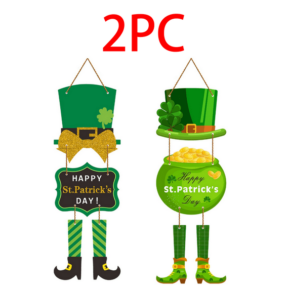 Jacenvly Home Decor St Patricks Day Welcome Door Sign St Patricks Day Door Decorations Saint Patricks Day Decorations for The Home- St Patricks Day Door Hanger Cottages St Patrick