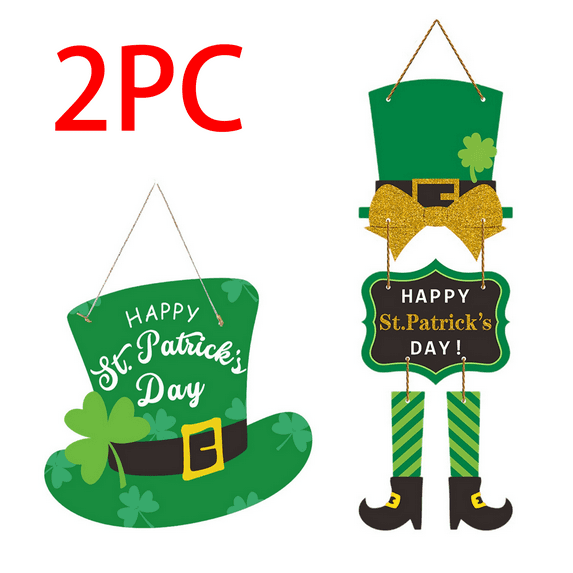 Jacenvly Home Savings St Patricks Day Welcome Door Sign St Patricks Day Door Decorations Saint Patricks Day Decorations for The Home- St Patricks Day Door Hanger Cottages St Patrick