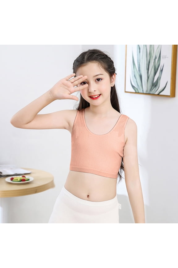 Sports Bras Teens Kids Girls Underwear Cotton Bra Vest Children Underclothes Sport Undies Clothes