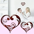 thumbnail image 1 of Jacenvly Valentines Day Decorations Metal Wall Art Outdoor Garden Patio Valentine's Day Heart Wreath Metal Crafts Valentine's Day Signs Home Decor, 1 of 9