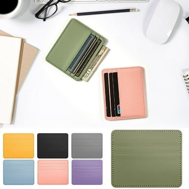 Jacenvly Fall Decor Outdoor 1. Multi-Slot Leather Rfid Blocking Card Wallet Case 2. Large Capacity Leather Rfid Wallet with Multiple Card Slots Fall Decorations