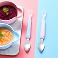 thumbnail image 1 of Jacenvly Fall Decorations for Home Fruit Double Headed Scraper Spoon Baby Food 304 Stainless Steel Soft Spoon Spoon Spoon Spoon Q Cute Soft Spoon Head Round and Not Harmful to the Wall Decor, 1 of 1