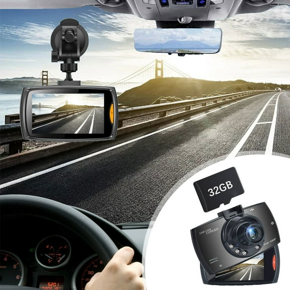 Jacenvly Father'S Day Gifts Dash Camera for Cars Car Recorders Of the Day 720P Car Dashboard Camera with 24H Parking Monitor 170 Camera Loop Recording Motion Detection with Bracket