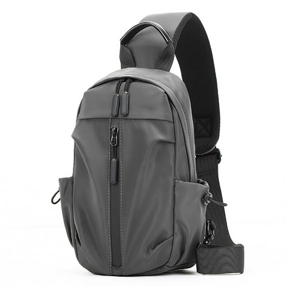 Jacenvly Gym Bags Men Usb Men'S Bag Business Men'S Bag Outdoor Travel Chest Bag New Nylon Shoulder Bag