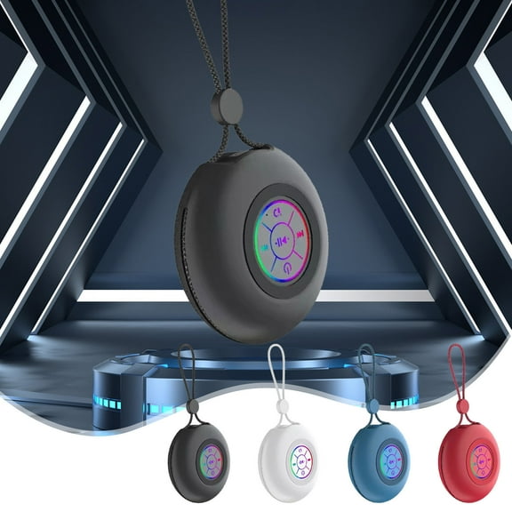 Jacenvly Home Decor Bluetooth Audio Cloth Speaker Plug in Mini Stereo Outdoor Bluetooth Speaker Stylish External Light Long Battery Life Device Interconnection