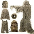thumbnail image 1 of Jacenvly Inflatable Christmas Decorations Outdoor 5 in 1 Ghillie Suit 3D Camouflage Hunting Apparel Including Jacket Pants Hood Carry Bag, 1 of 5