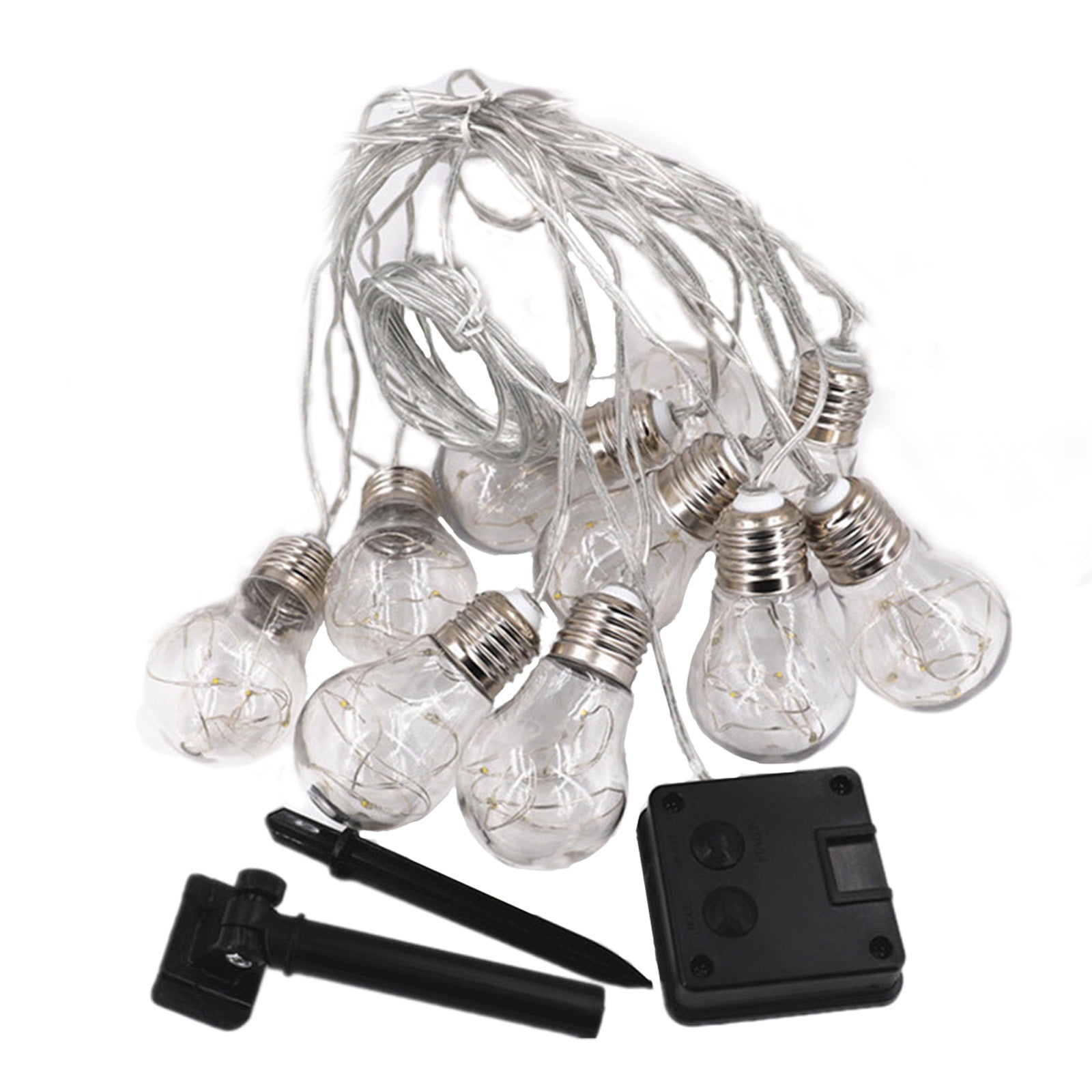 Jacenvly Led Christmas Lights Solar String Lights Outdoor Waterproof ...