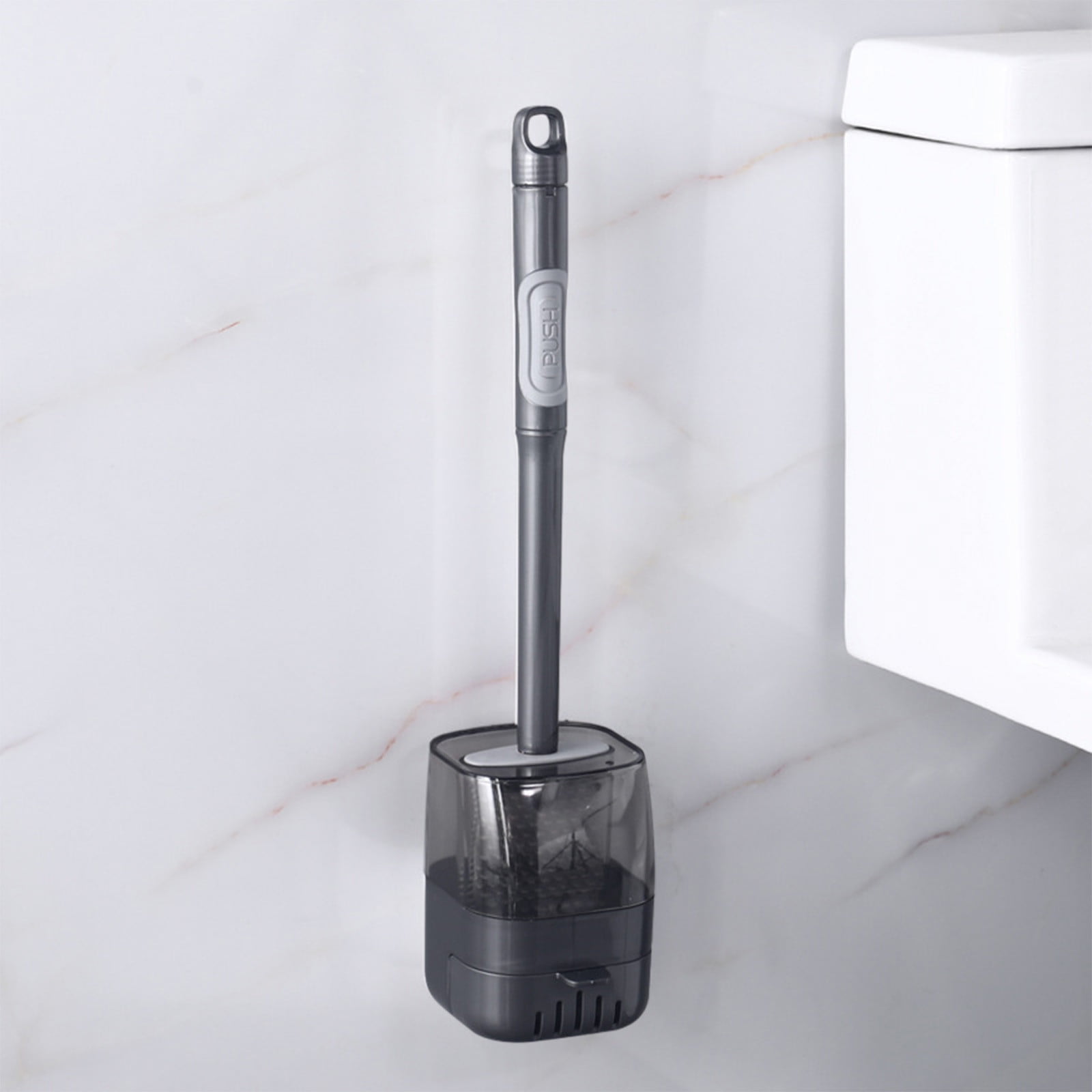 Jacenvly Light Weight And Large Suctionsilicone Toilet Brush with ...