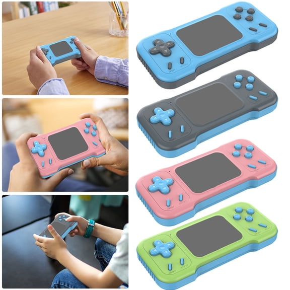 Jacenvly Mardi Gras Decorations Handheld Game Console Horizontal Screen Retro Nostalgic Arcade Single Double 800 In One Game Console Bathroom Decor Green